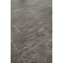 Стол обеденный HALMAR CHARLES серый мрамор/черный 180-260/90